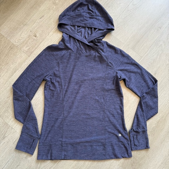 Layer 8 Women's Heathered Purple Hoodie - Picture 1 of 3